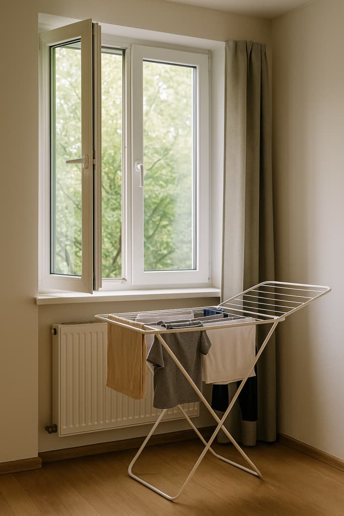 Wilgotność 40–60%: jak utrzymać w mieszkaniu bez gadżetów