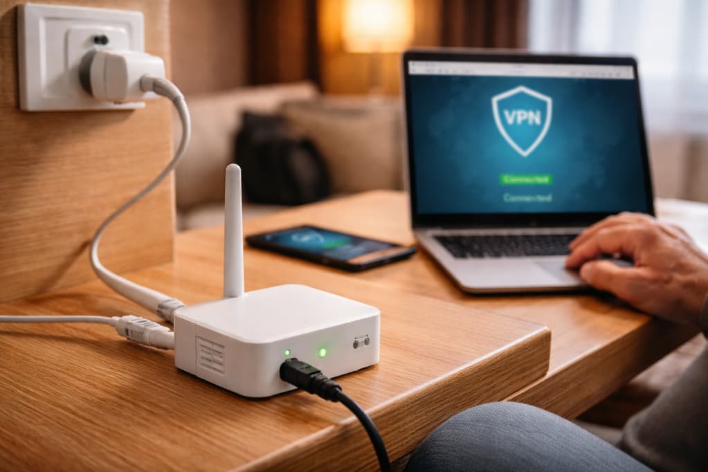 Bezpieczne Wi-Fi w podróży