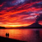 Dlaczego niebo bywa bardziej intensywnie czerwone po erupcjach wulkanów