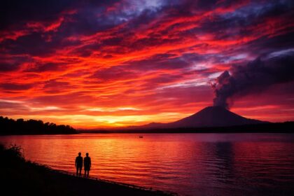 Dlaczego niebo bywa bardziej intensywnie czerwone po erupcjach wulkanów